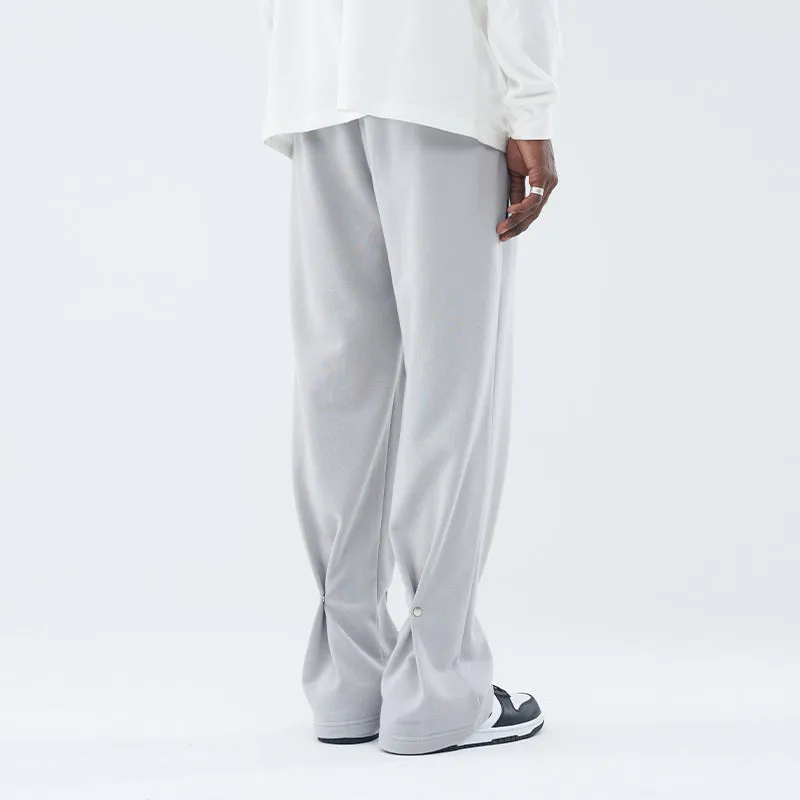 Snap Button Layered Trousers