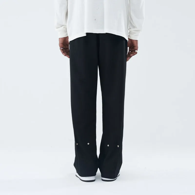 Snap Button Layered Trousers