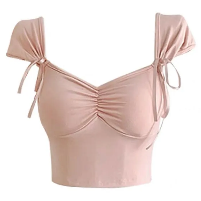 Soft Girl Bra Crop Top