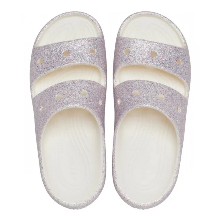 Crocs 209705 Classic Glitter Sandal 2 Kid with Sparkly Finish