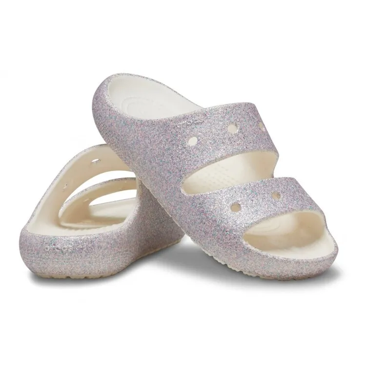 Crocs 209705 Classic Glitter Sandal 2 Kid with Sparkly Finish