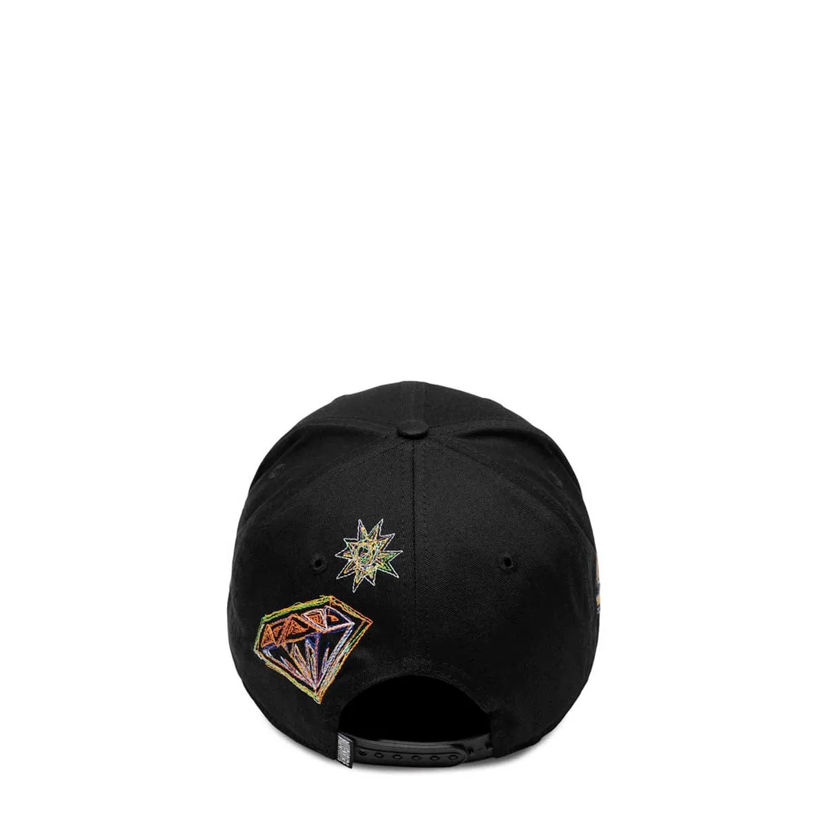 STARS SNAPBACK HAT Black | Bodega