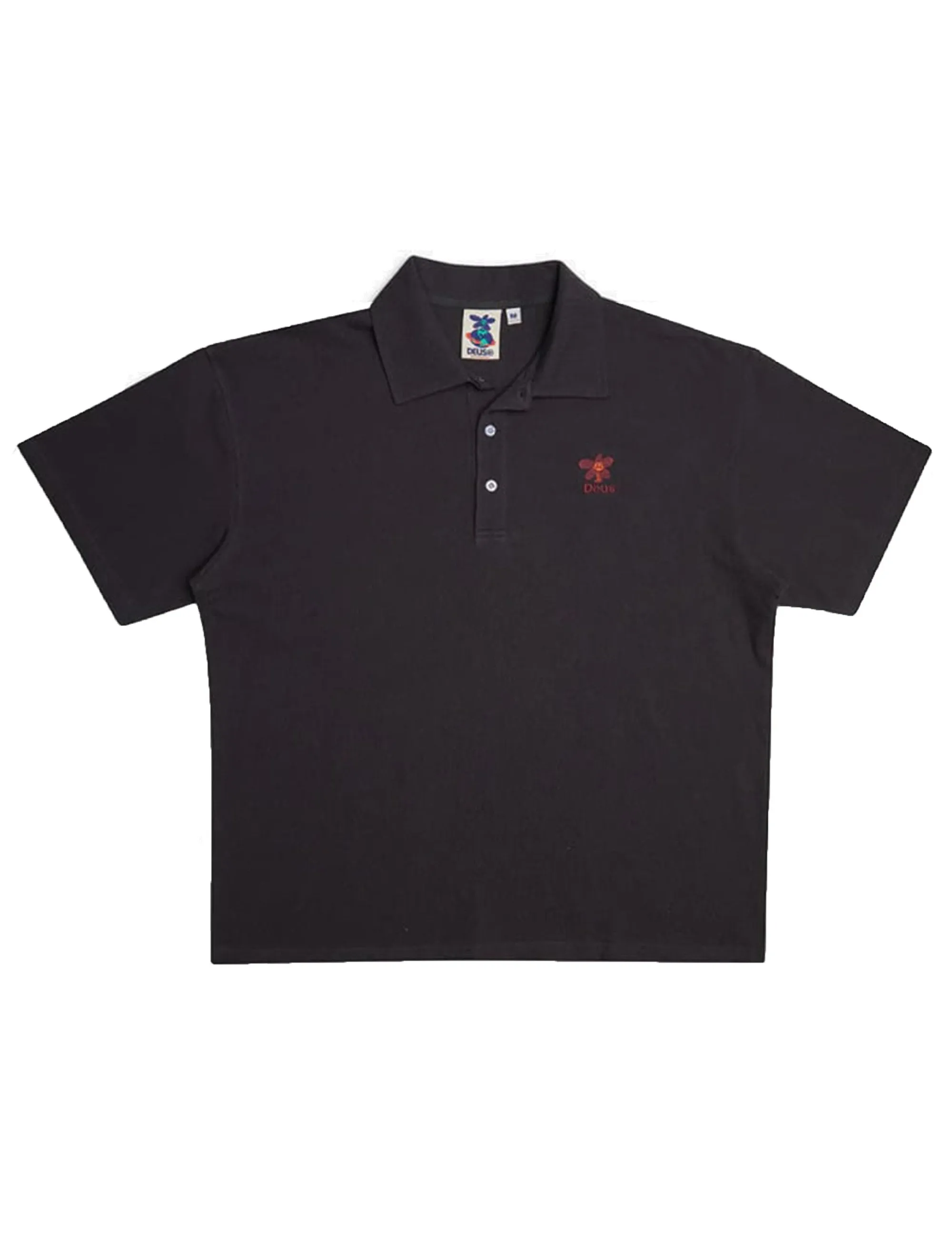 Stokes Record Polo Tee - Anthracite