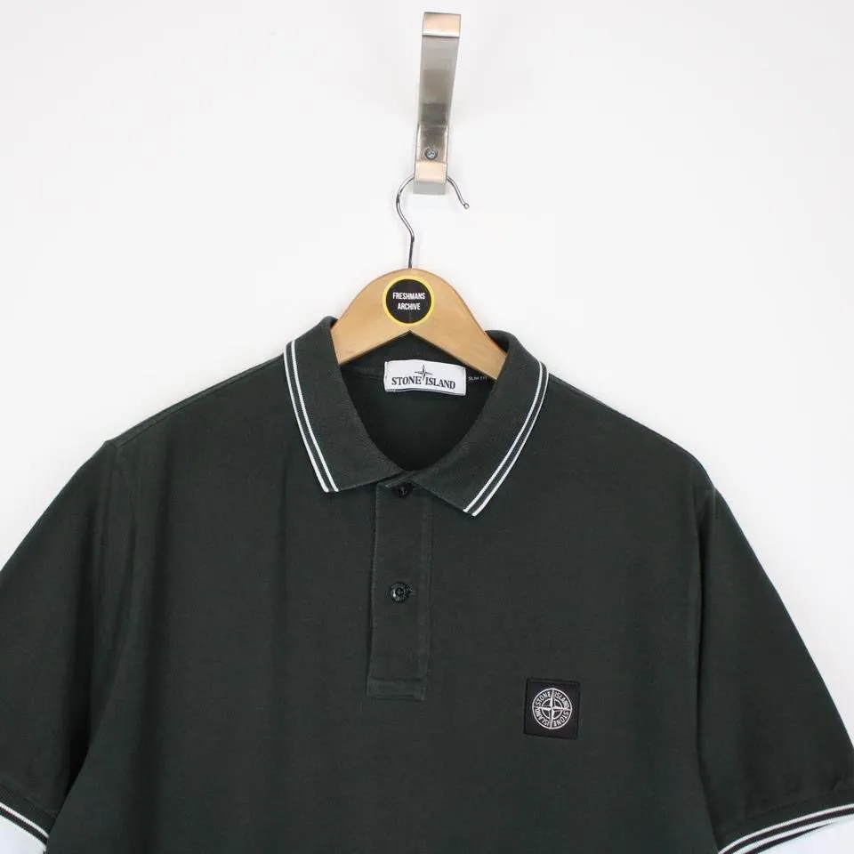 Stone Island Compass Polo Shirt XL