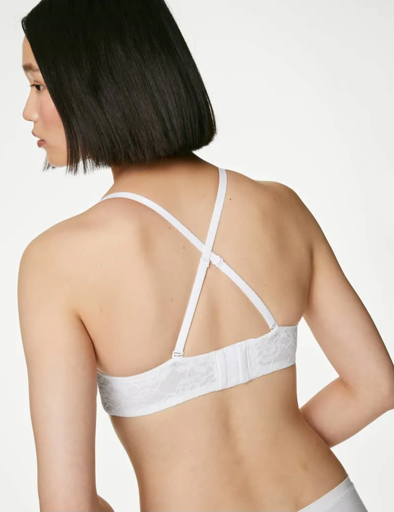 Strapless Lace Bandeau Bra A-E