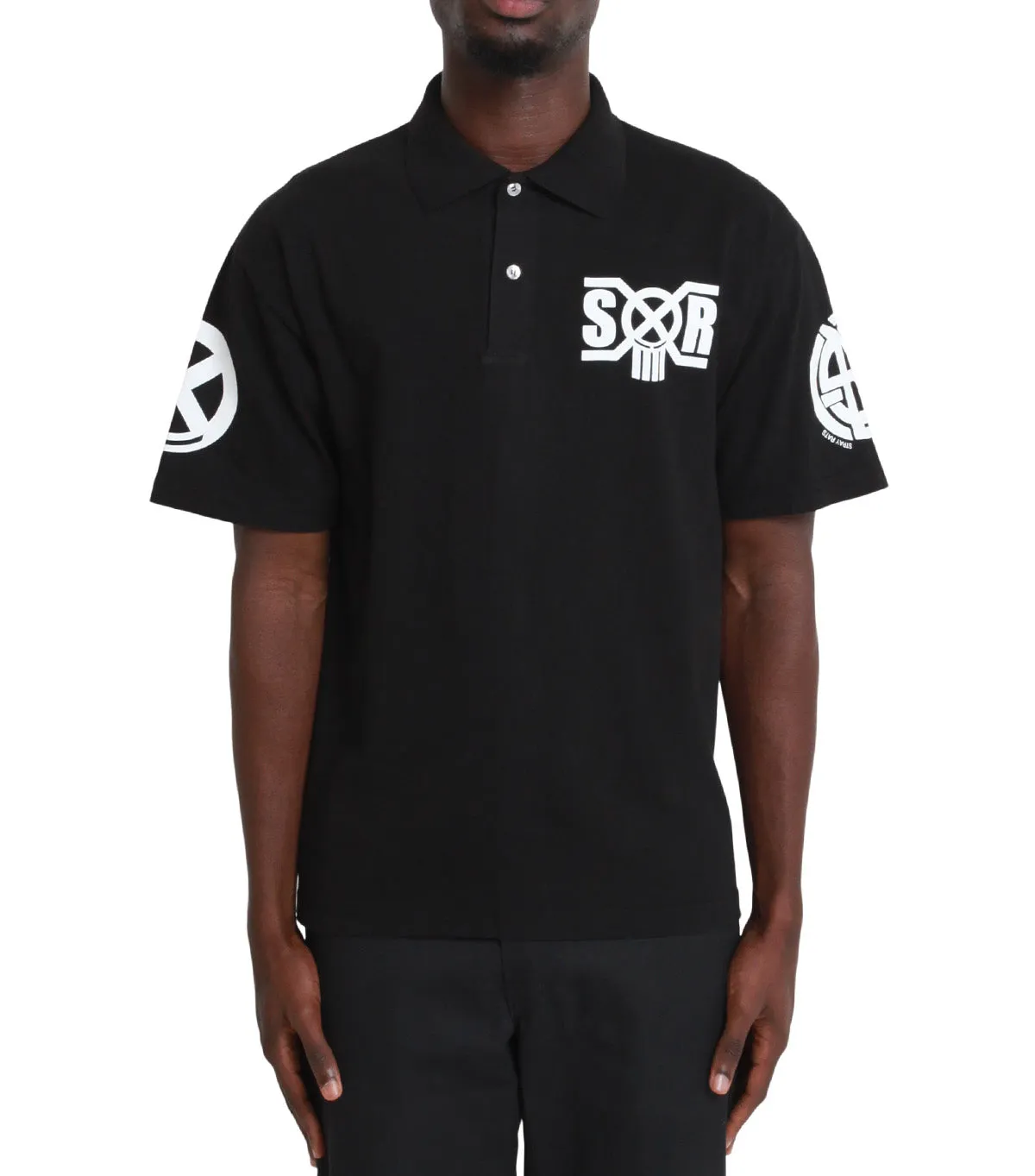 Stray Rats x Bounty Hunter SR Polo Black