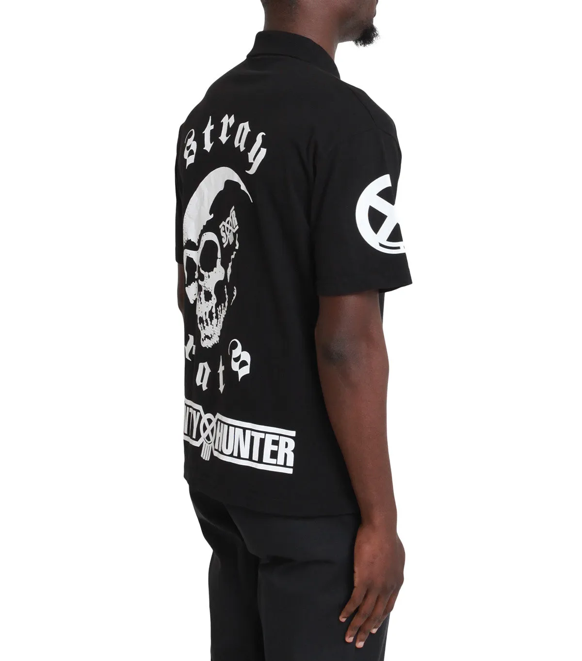 Stray Rats x Bounty Hunter SR Polo Black