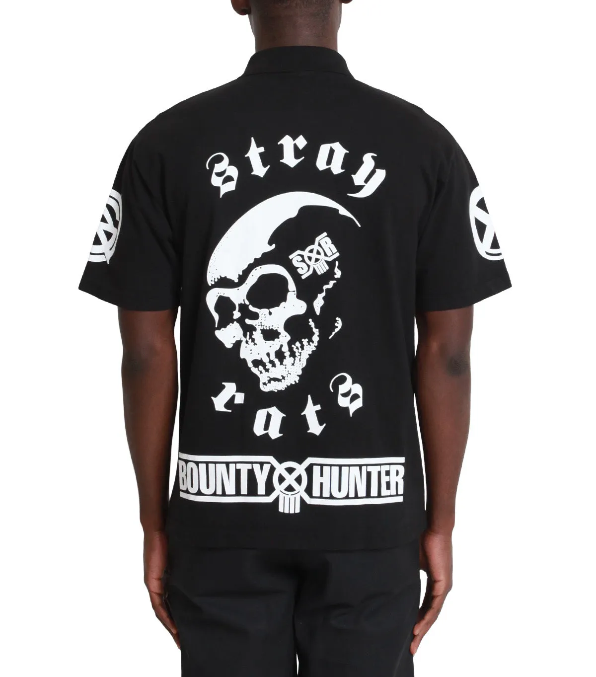 Stray Rats x Bounty Hunter SR Polo Black