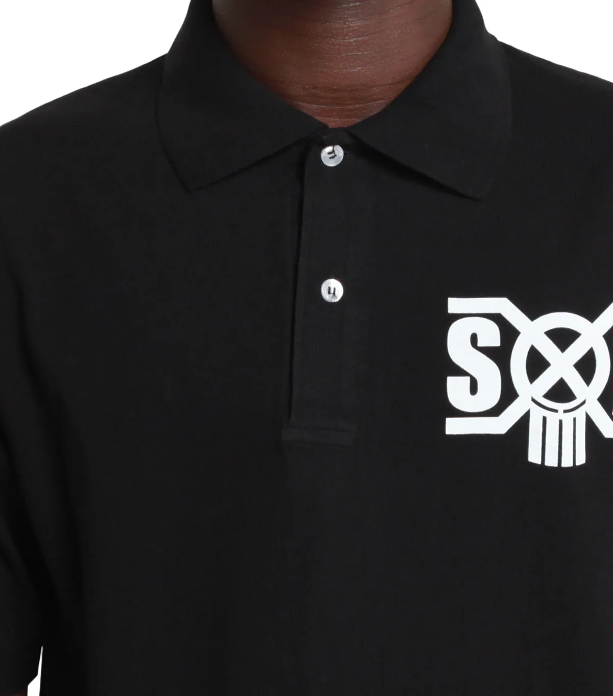 Stray Rats x Bounty Hunter SR Polo Black