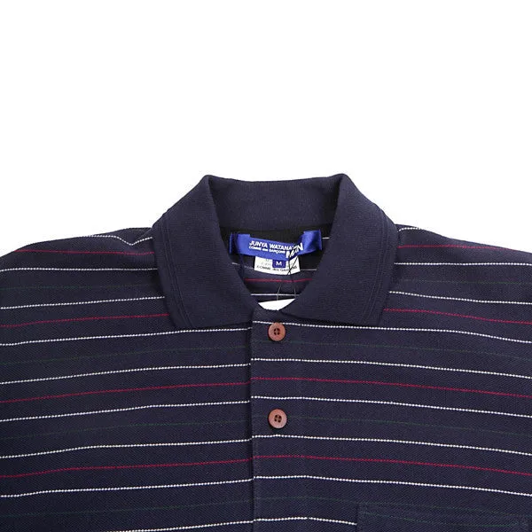 Stripe Pique Polo