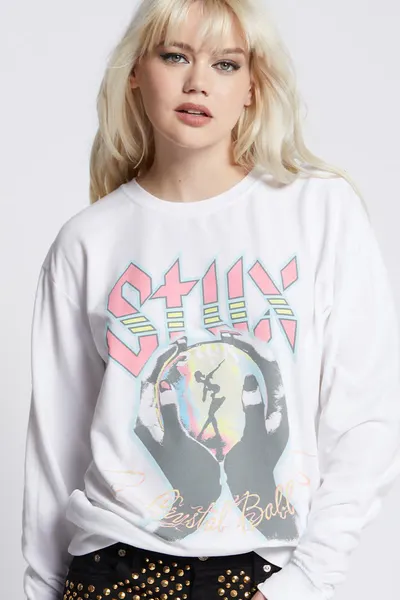 Crystal Ball Fitted Sweatshirt