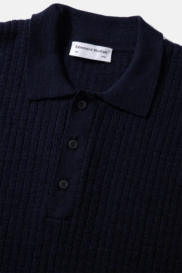 Sunset Polo (Plain Navy)