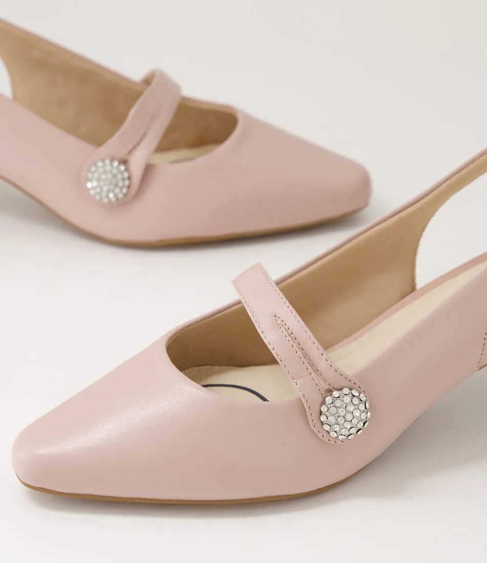 SUPERSOFT Lisshle2 Blush Leather Heels