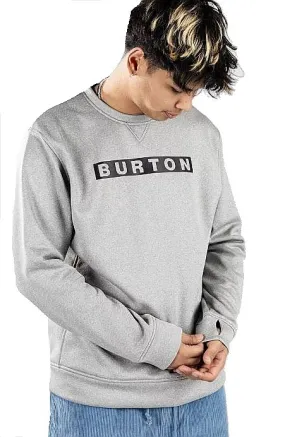 sweatshirt Burton Oak Crew - Gray Heather - men´s