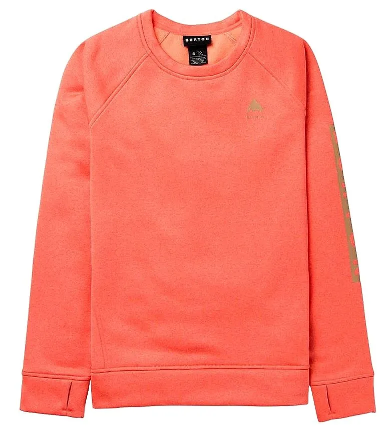 sweatshirt Burton Oak Crew - Peach Echo Heather - women´s