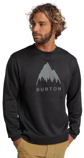 sweatshirt Burton Oak Crew - True Black Heather - men´s