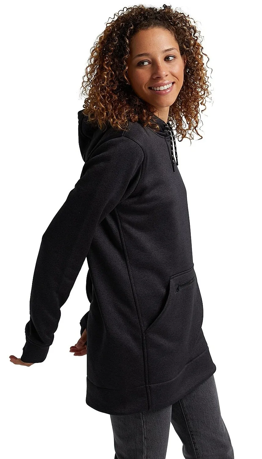 sweatshirt Burton Oak Long Pullover - True Black Heather - women´s