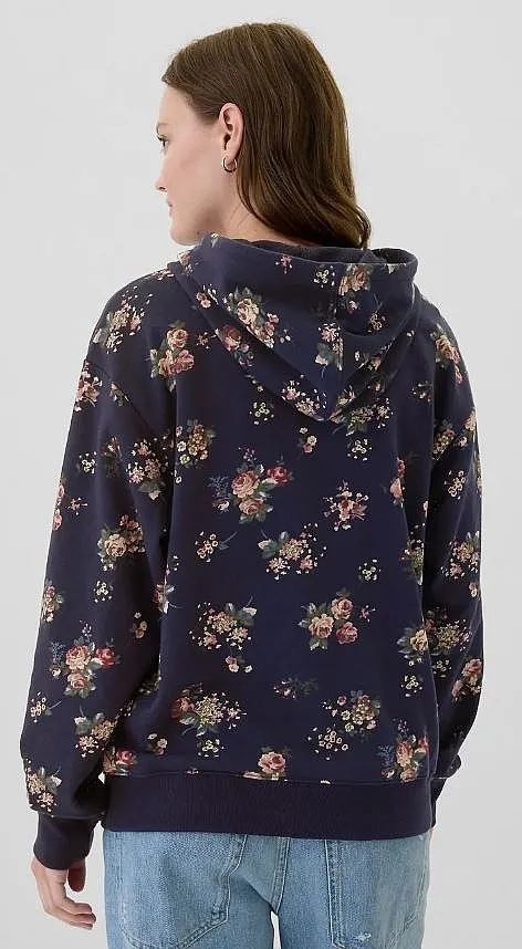 sweatshirt GAP V-Frch FT GAP Heritage Pullover - Navy Floral - women´s