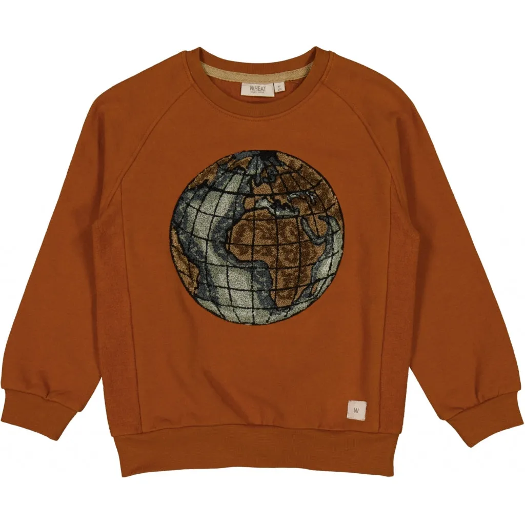 Sweatshirt Terry Globe