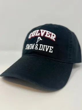 Swim & Dive Black Sport Hat