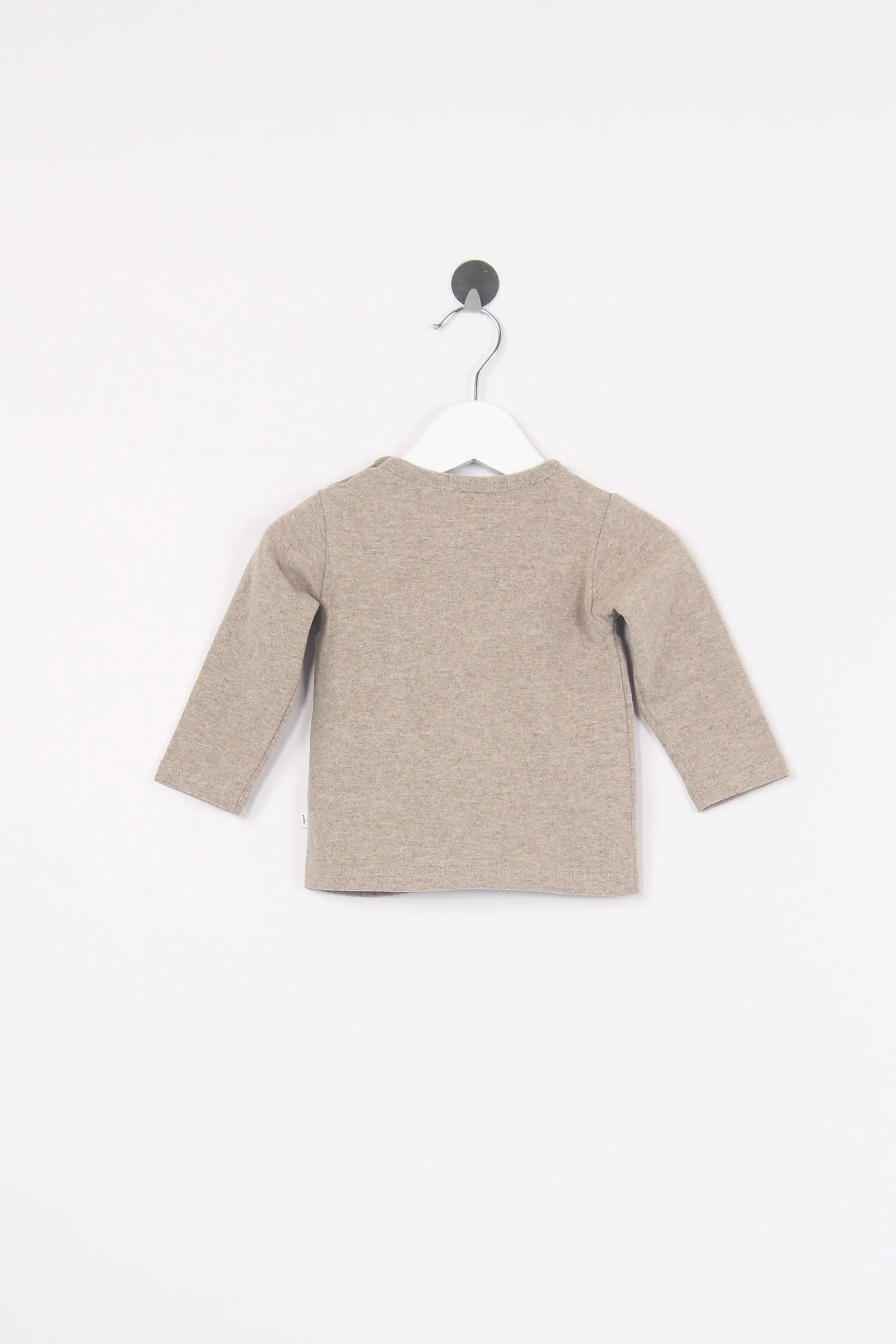 Taupe Cotton T-shirt