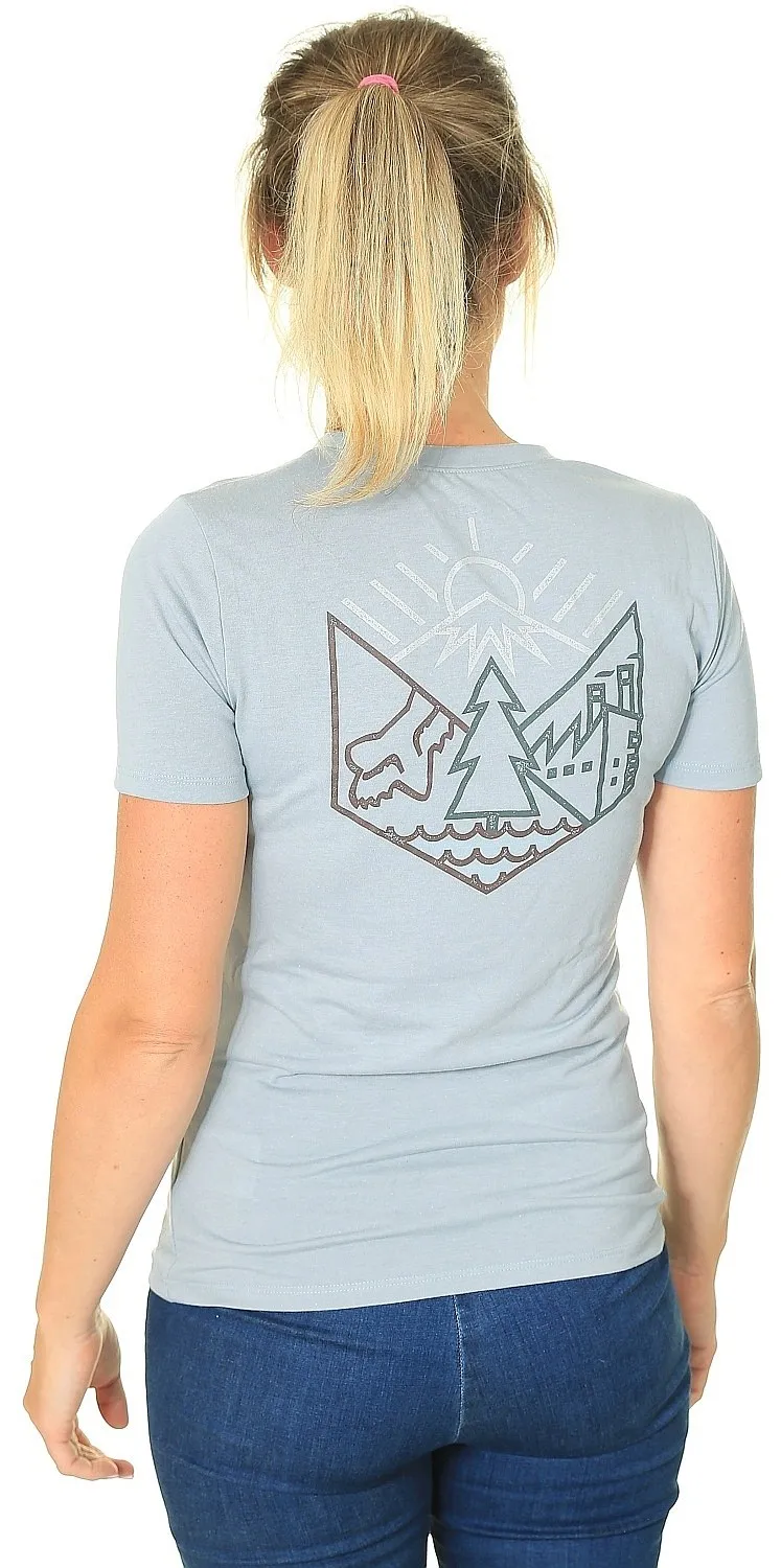 T-Shirt Fox Caveaut Tech - Gunmetal - women´s