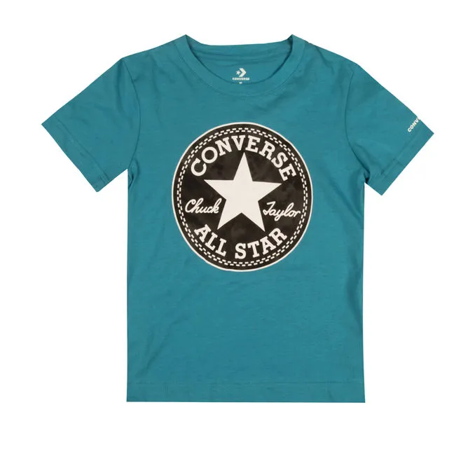 T-SHIRT LOGO CHUCK TAYLOR Bimbo Rapid Teal