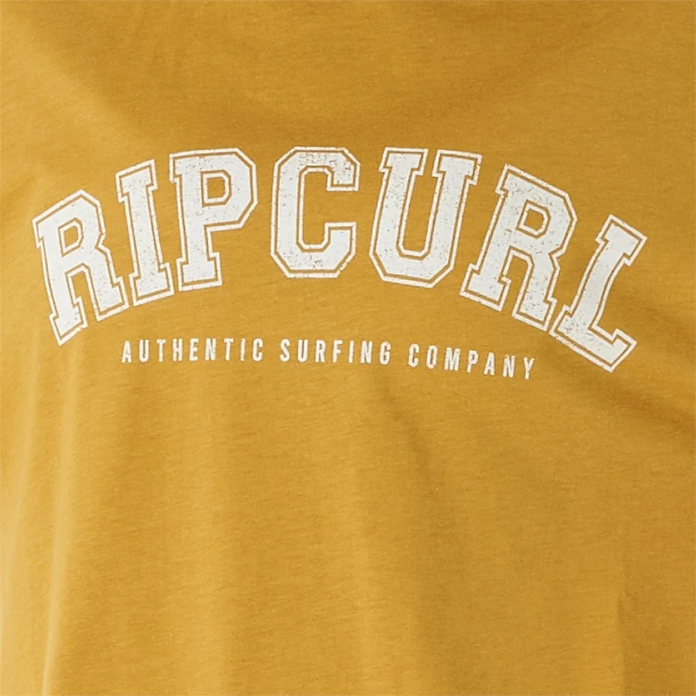 T-Shirt Rip Curl Seacell Crop Heritage - Gold - women´s