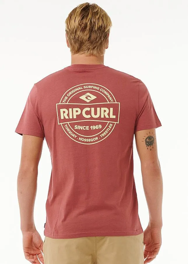 T-Shirt Rip Curl Staple - Apple Butter - men´s