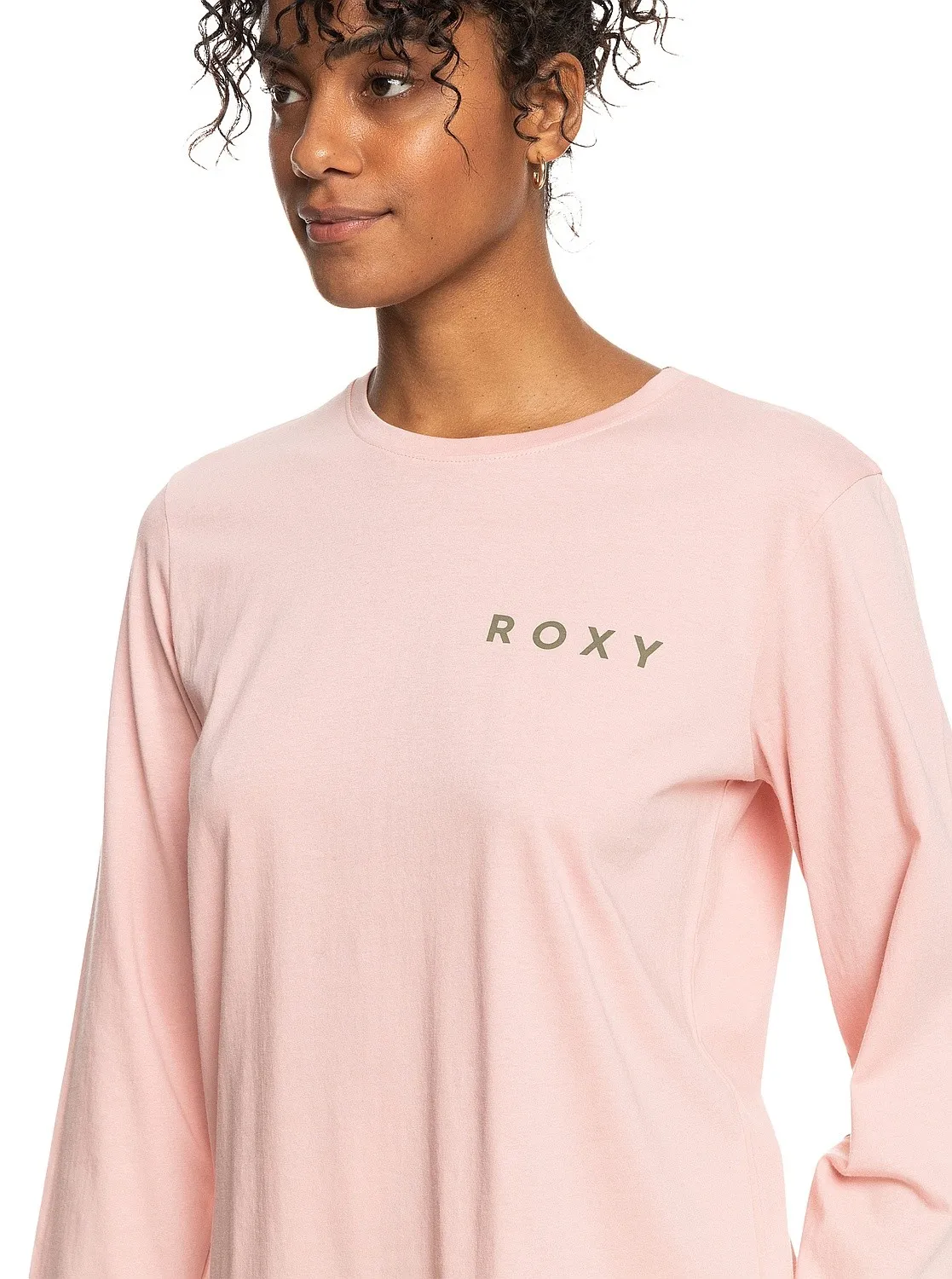 T-Shirt Roxy I Am A Rider LS - MGD0/Mellow Rose - women´s