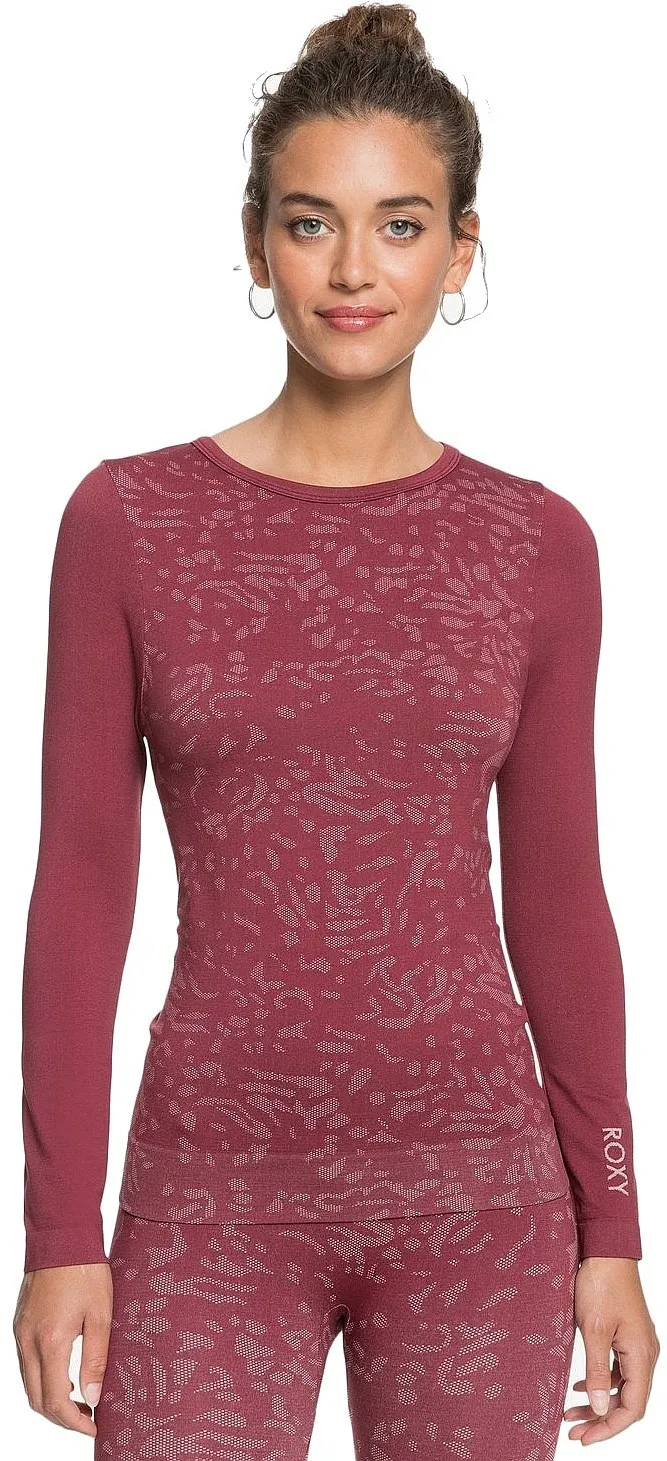 T-Shirt Roxy Make My Way LS - RRR0/Tibetan Red - women´s