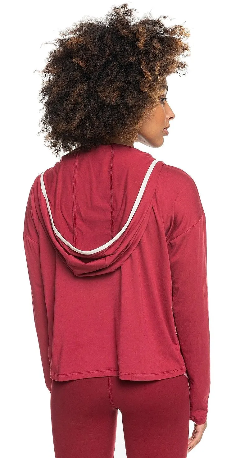 T-Shirt Roxy Me And The Rhythm LS - RRR0/Tibetan Red - women´s