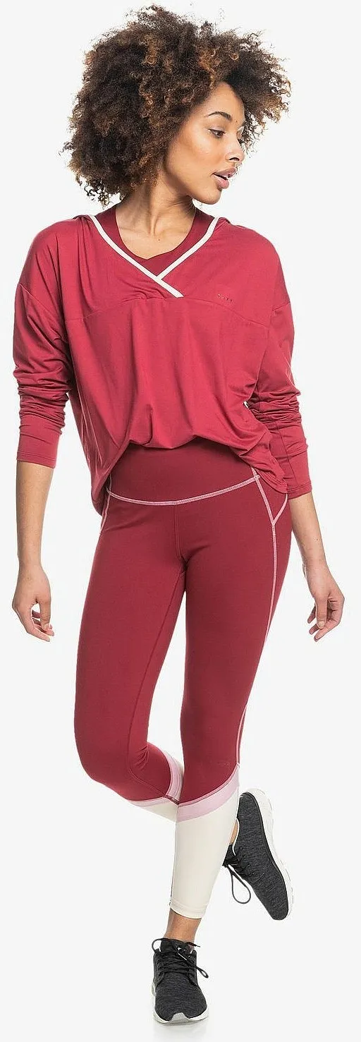 T-Shirt Roxy Me And The Rhythm LS - RRR0/Tibetan Red - women´s