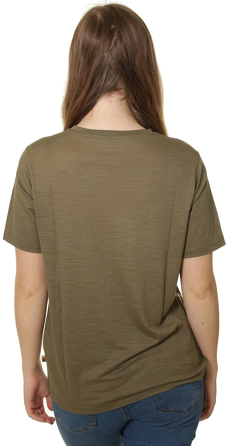 T-Shirt Specialized Fjällräven Wool - Green - women´s