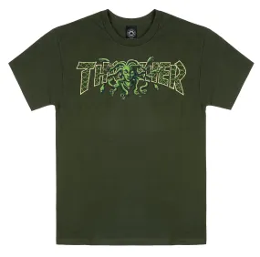 T-Shirt Thrasher Medusa - Forest Green - men´s