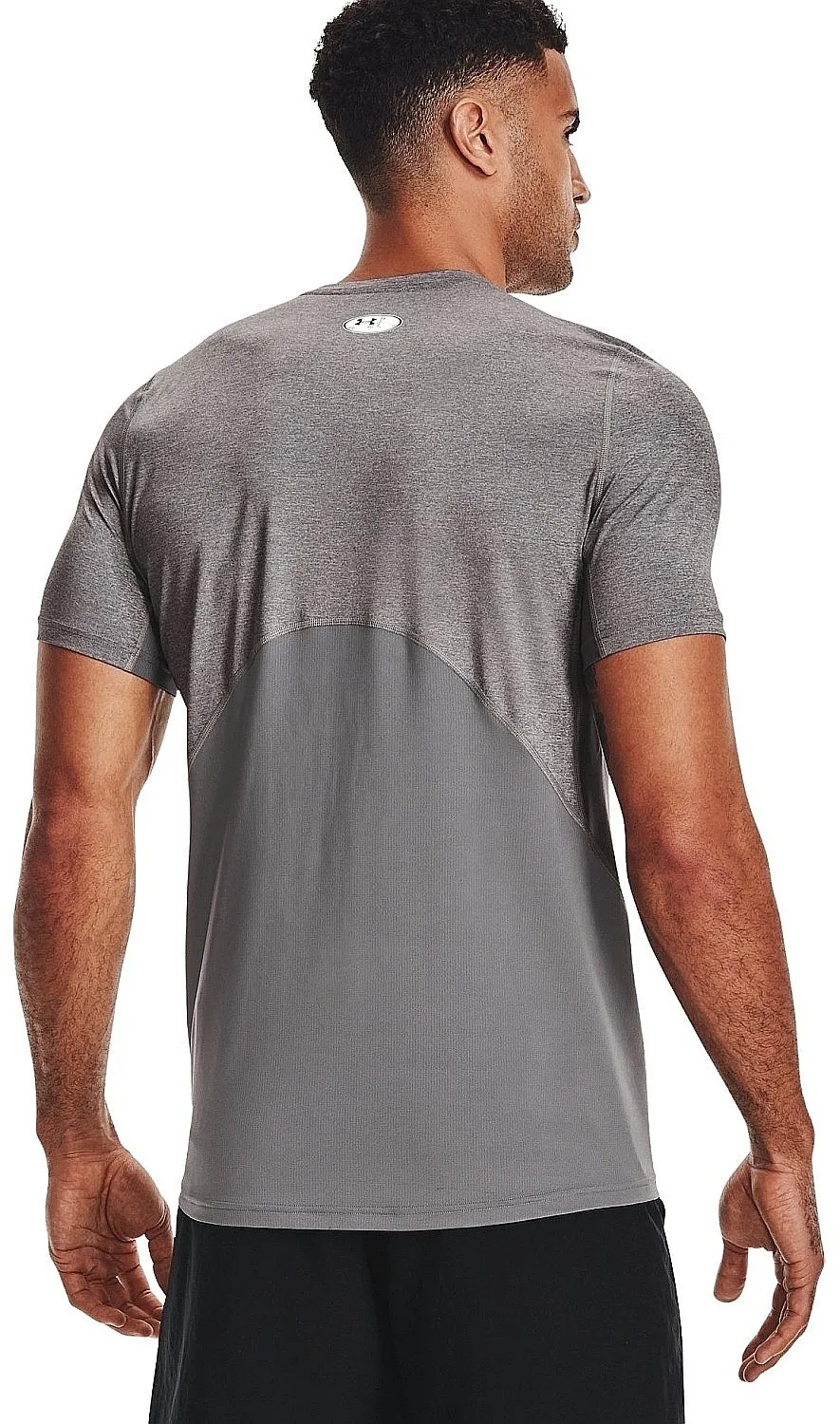 T-Shirt Under Armour HeatGear Armour Comp - 090/Carbon Heather/Black - men´s