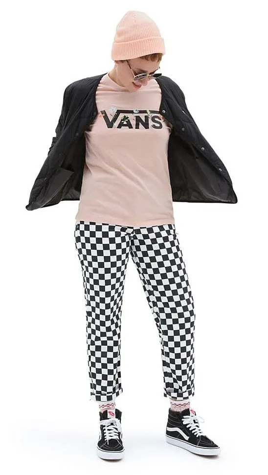 T-Shirt Vans Wyld Tangle Micro Ditsy BFF LS - Rose Smoke - women´s