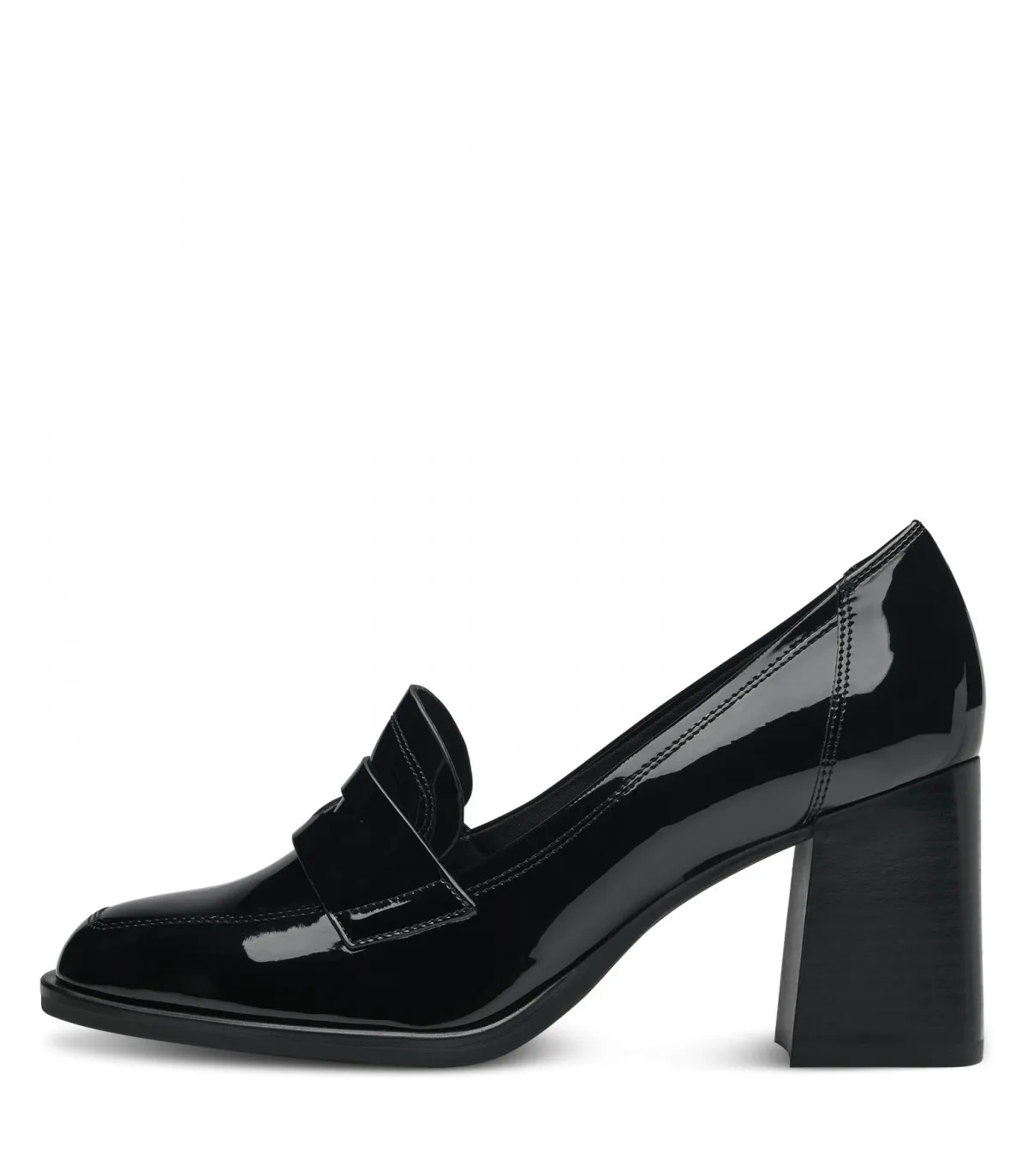 Tamaris Chunky Heel Black Heels 1-1-24438-41-018