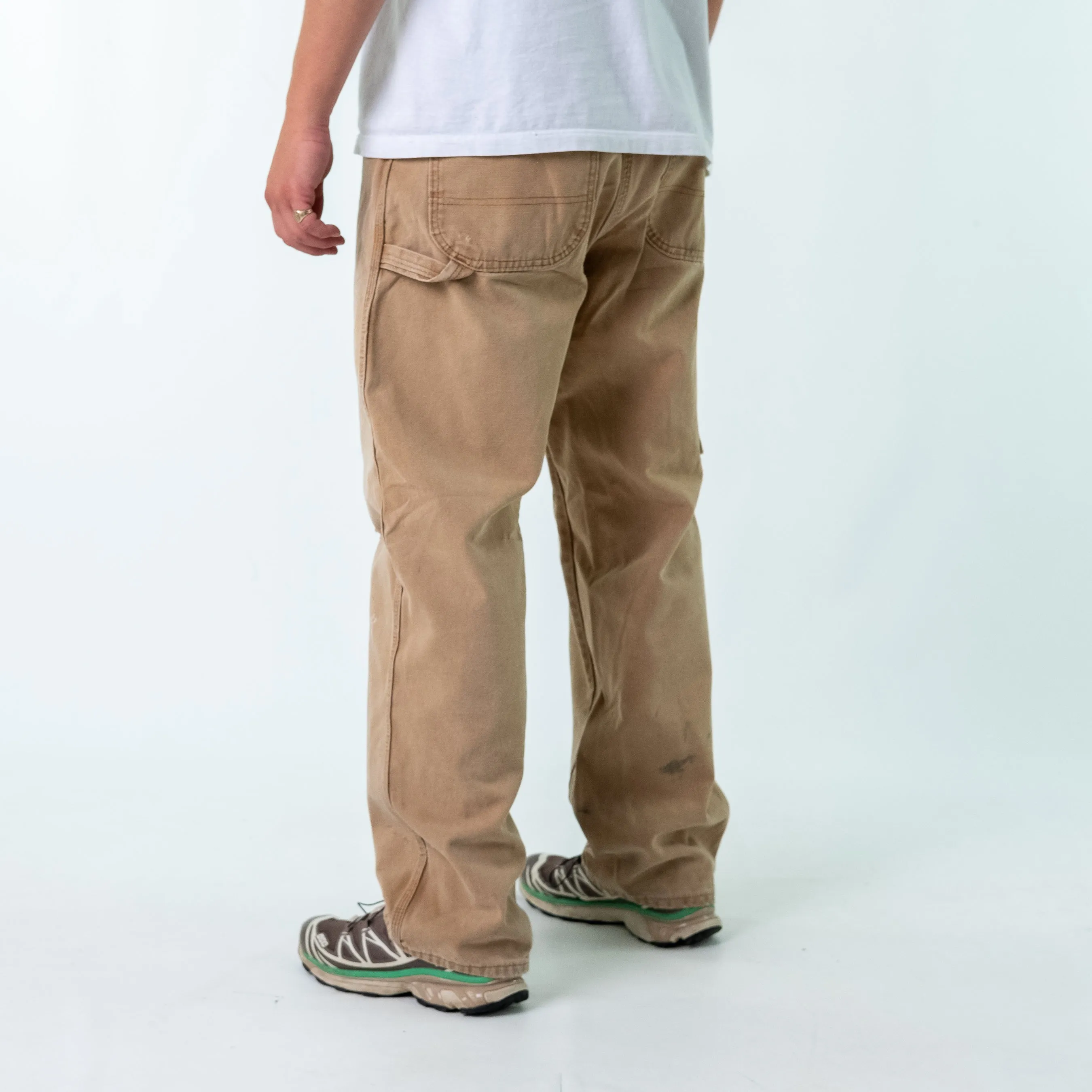 Tan y2ks Dickies Denim Carpenter Jeans Baggy Pants (36x30)