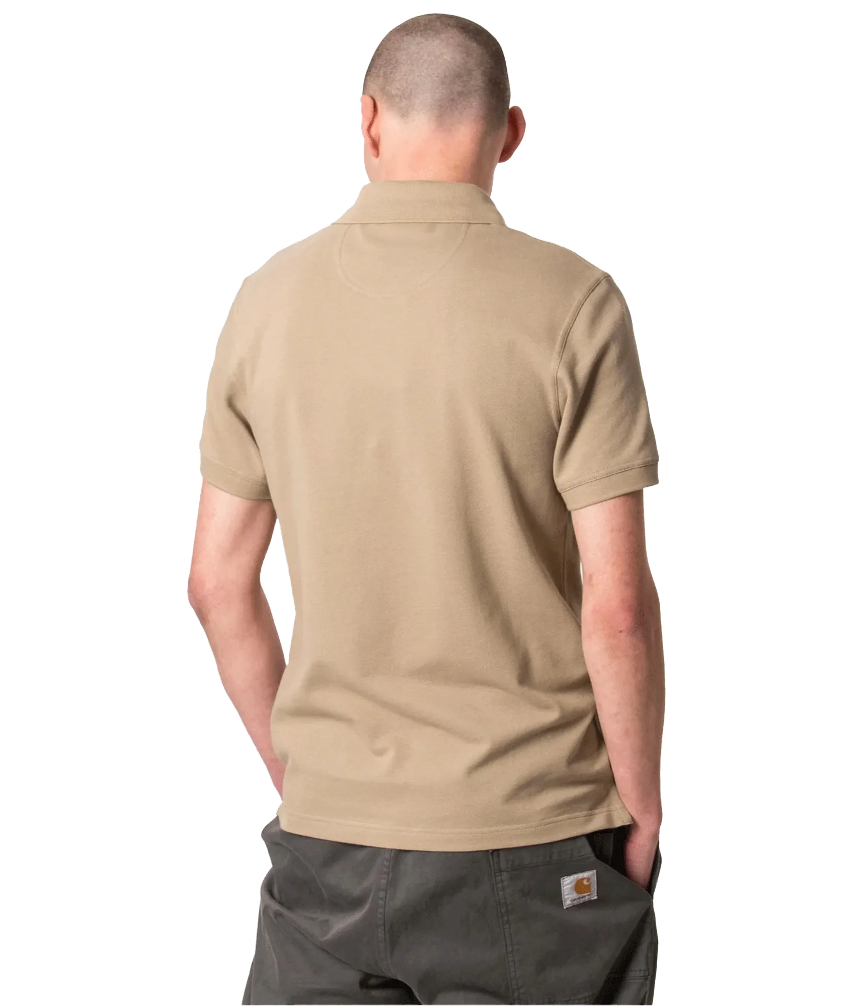 Tartan Pique Polo - Beige