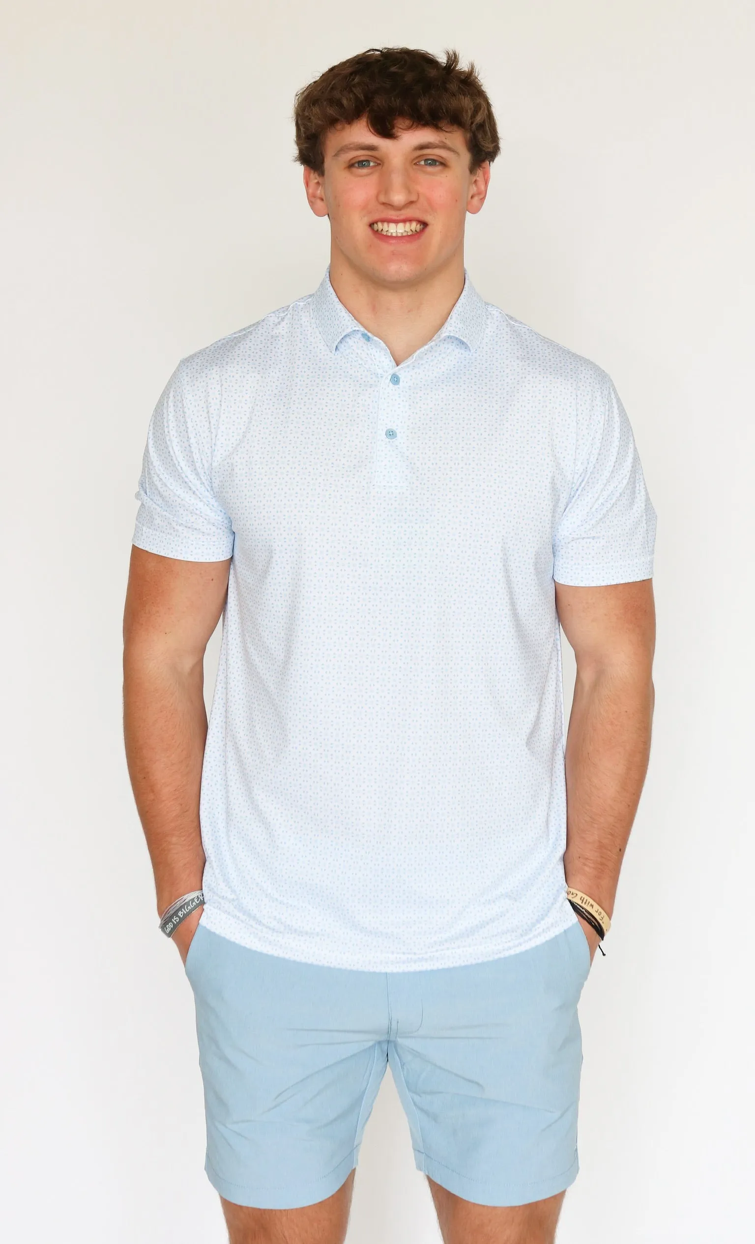 Taylor & Mick Geometric Polo