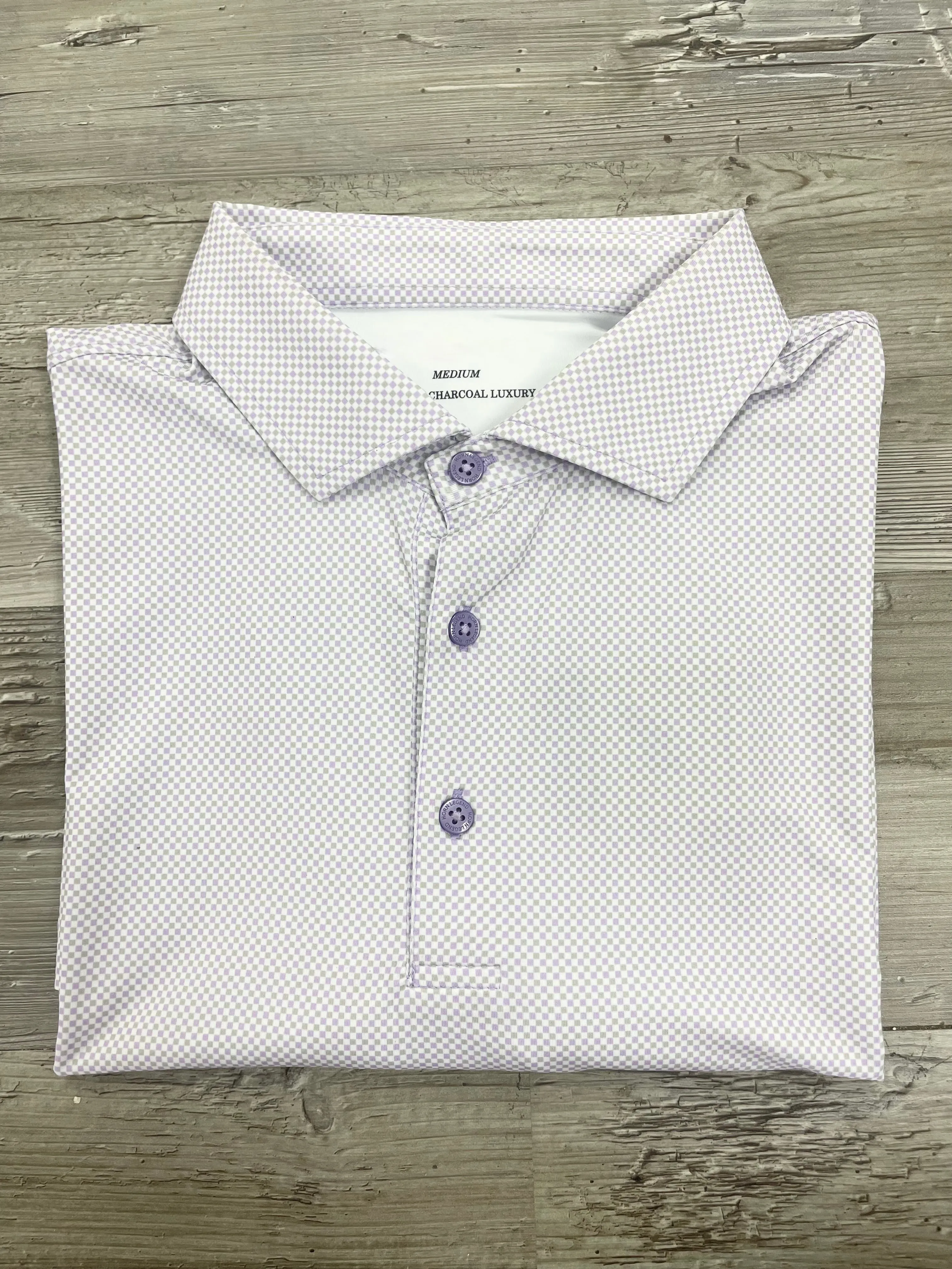 Taylor & Mick Gingham Polo