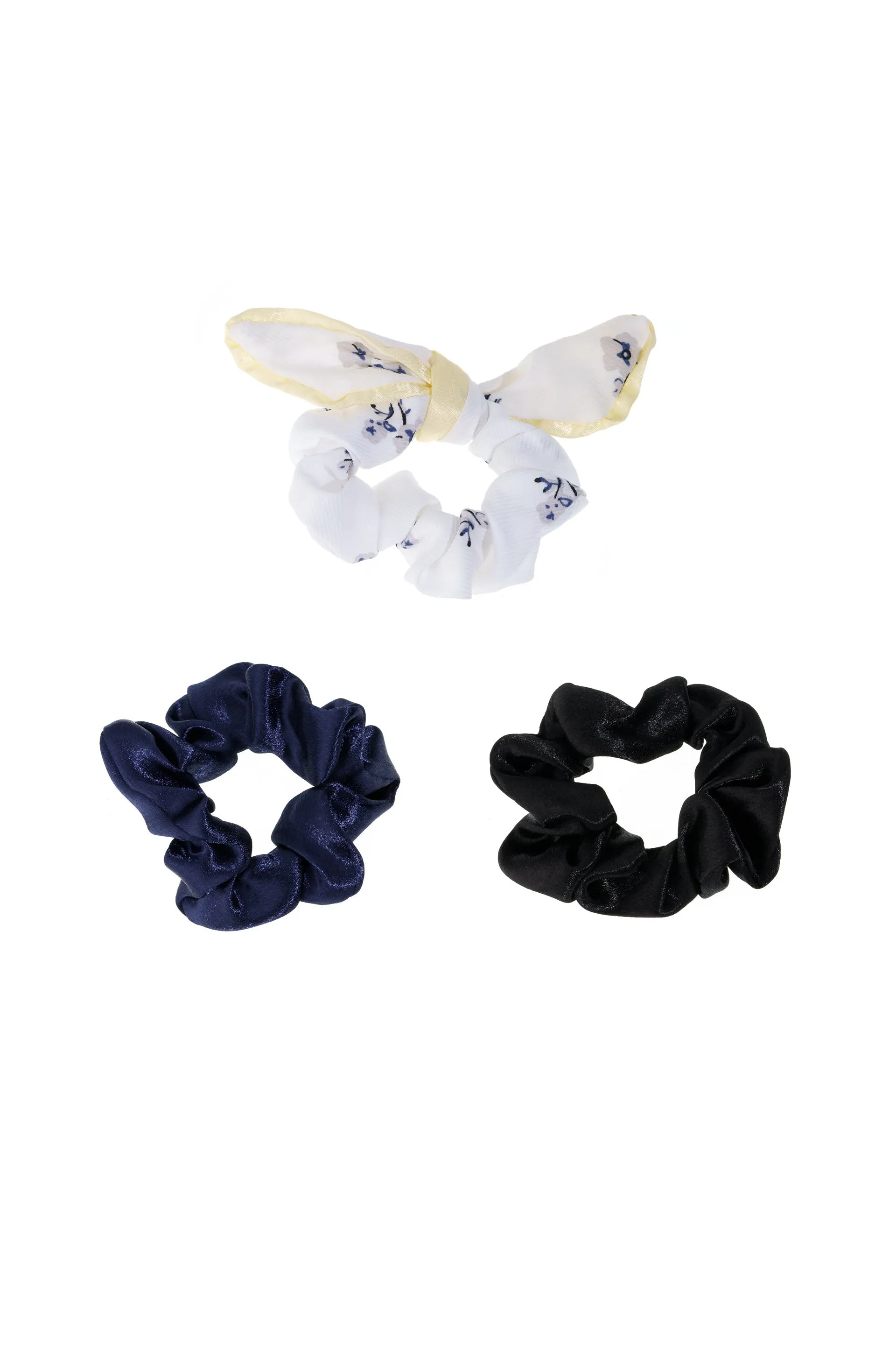 Terylene Scrunchie Set of 3