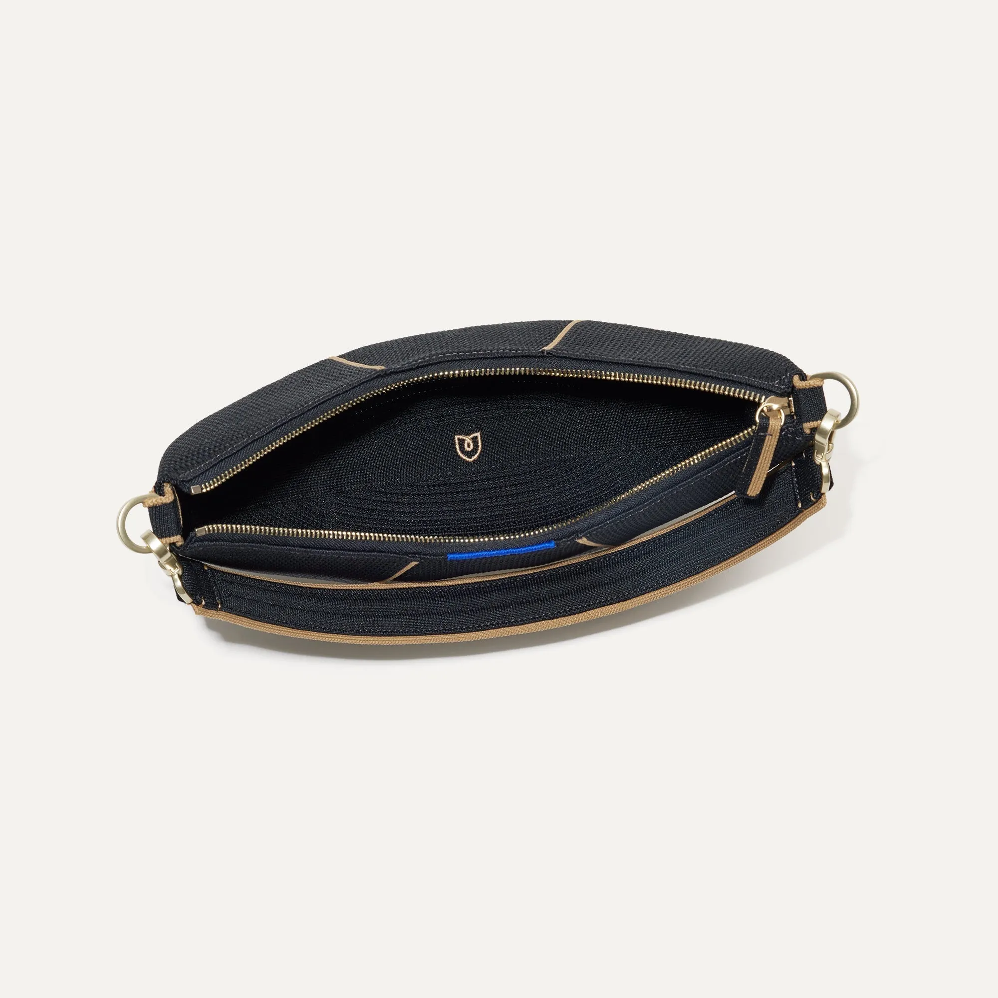 The Crescent Bag in Black