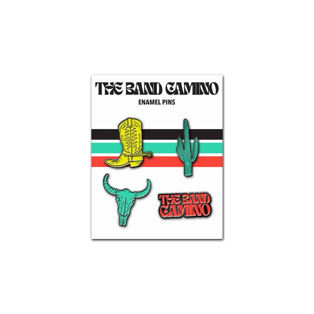 The Tour Camino Enamel Pin Set