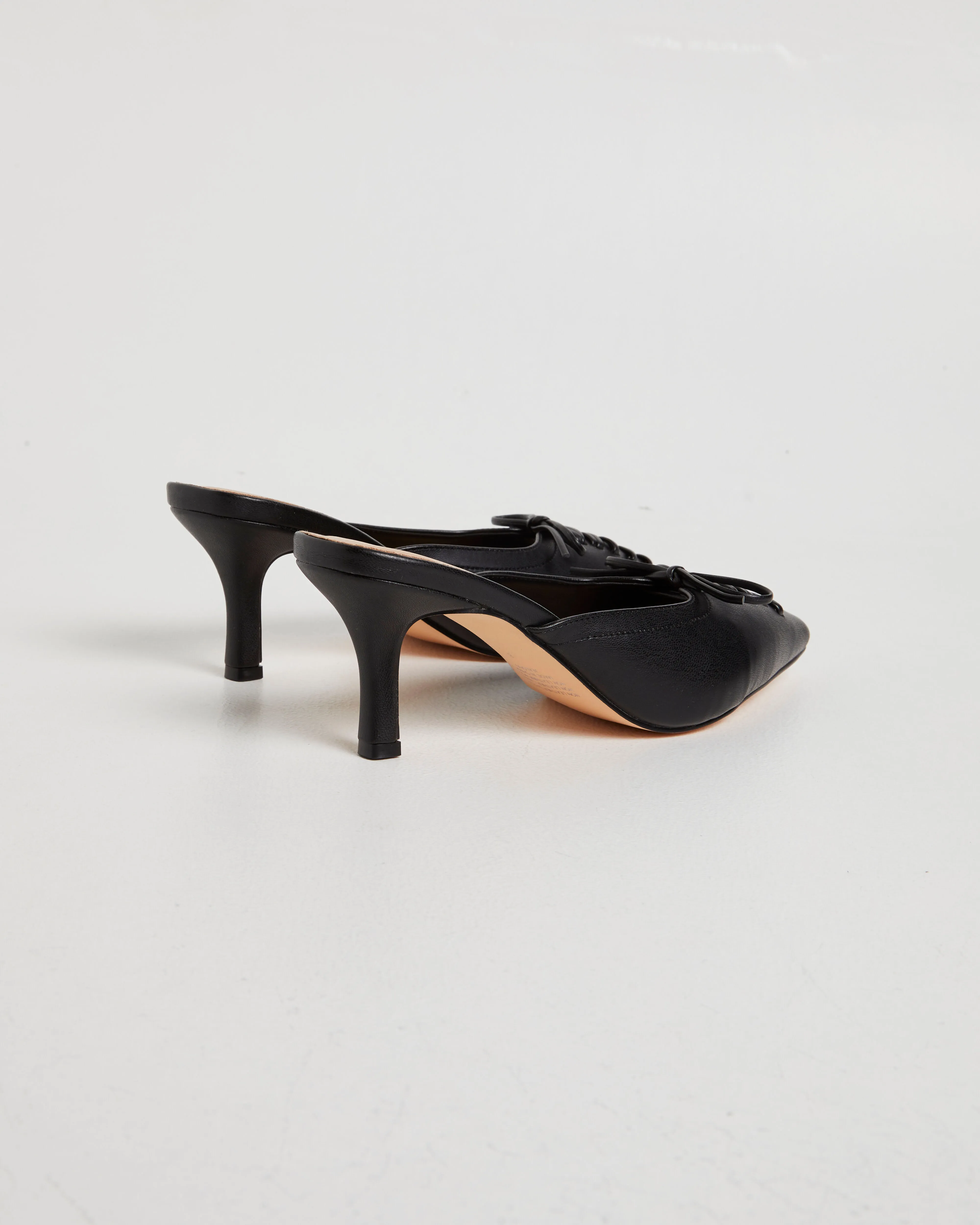 Therapy Jealous Black Smooth Heels