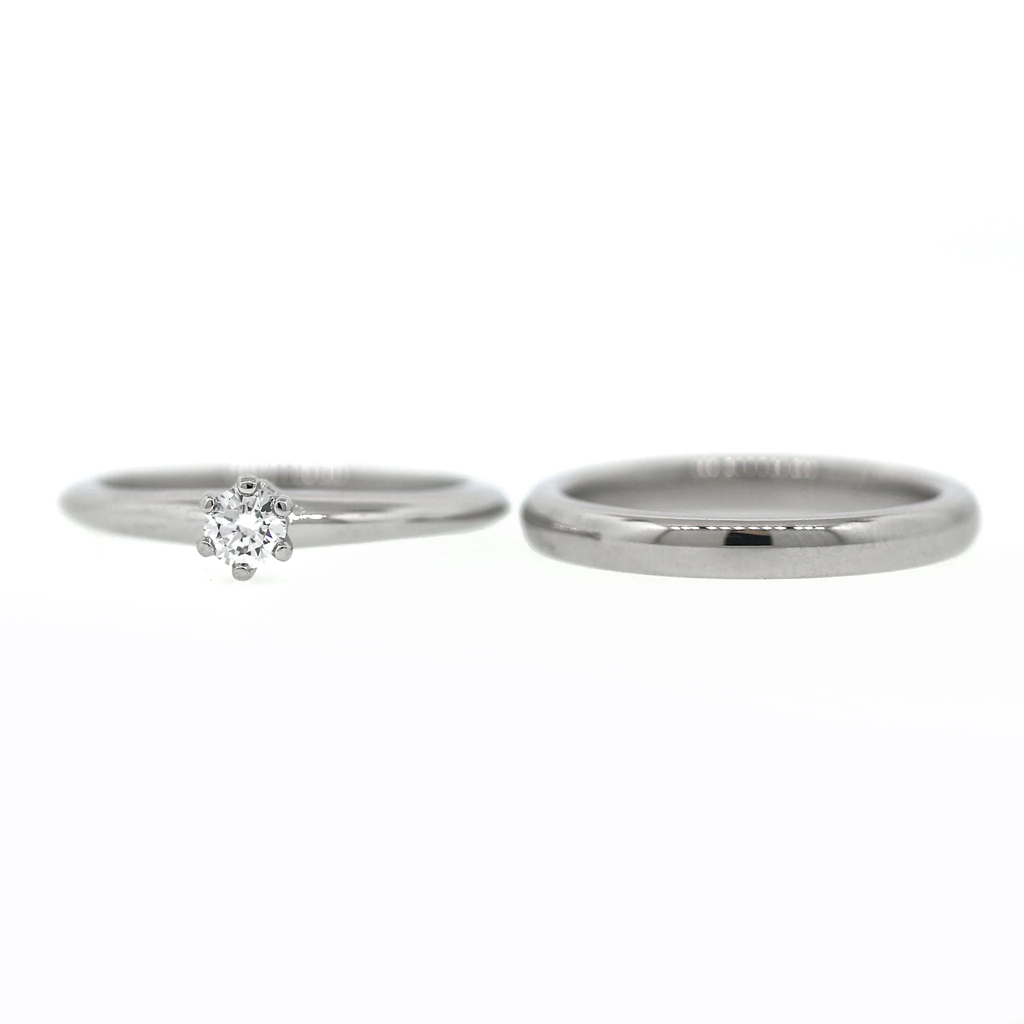 Tiffany and Co. Engagement & Wedding Set in Platinum