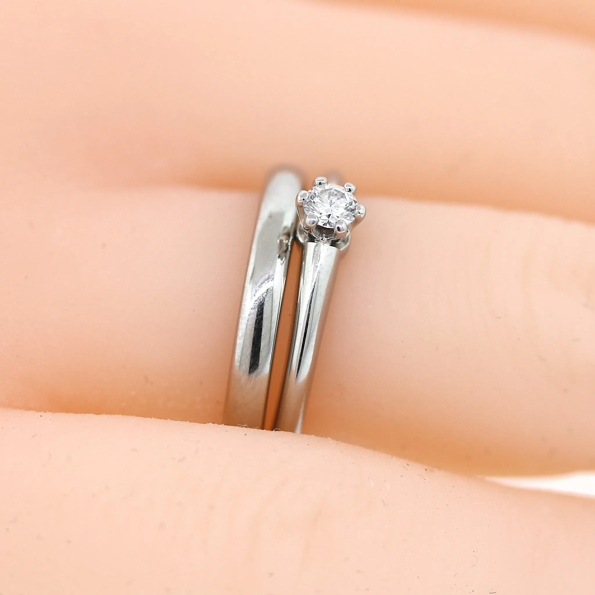 Tiffany and Co. Engagement & Wedding Set in Platinum