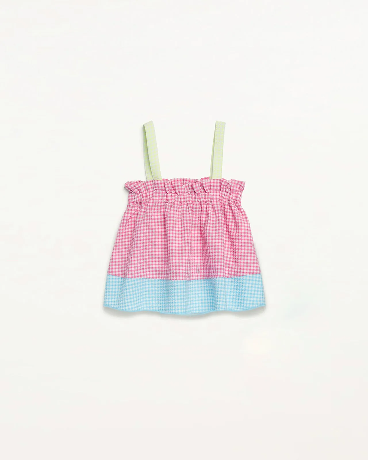 Toddler Girl Rose Quartz Gingham Dress