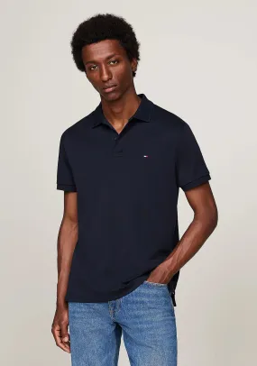 Tommy Hilfiger Essential Flag Embroidery Polo Shirt, Desert Sky